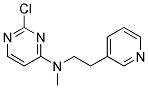 2-chloro-N-methyl-N-(2-pyridin-3-ylethyl)pyrimidin-4-amine Struktur