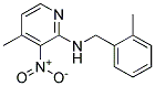 (2-Methyl-benzyl)-(4-methyl-3-nitro-pyridin-2-yl)-amine Struktur