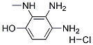 2-Methylamino-4-Diaminophenol HCl Struktur