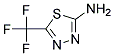 2-Amino-5-(trifluoromethyl)-1,3,4-thiaodiazole Struktur