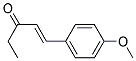 1-(p-Methoxyphenyl)-1-pentene-3-one Struktur