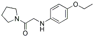 1-(1-PYRROLIDINYL)-2-(P-ETHOXYANILINO)ETHANONE Struktur