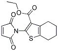 2-(2,5-Dioxo-2,5-dihydro-pyrrol-1-yl)-4,5,6,7-tetrahydro-benzo[b]thiophene-3-carboxylicacidethylester Struktur