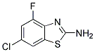 2-Amino-6-chloro-4-fluorobenzothiazole Struktur