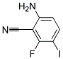 2-Amino-6-fluoro-5-iodobenzonitrile Struktur