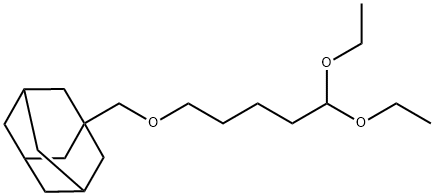 1-(5,5-DIETHOXYPENTYLOXYMETHYL)-ADAMANTANE Struktur