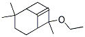 2-ETHOXY-9-METHYLENE-2,6,6-TRIMETHYLBICYCLO[3.3.1]NONANE Struktur