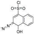 2-DIAZO-1-NAPHTHOL-4-SULPHONYL CHLORIDE Struktur