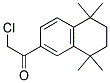 2-CHLORO-1-(1,2,3,4-TETRAHYDRO-1,1,4,4-TETRAMETHYLNAPHTHALEN-6-YL)ETHANONE Struktur