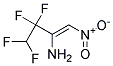 2-AMINO-3,3,4,4-TETRAFLUORO-1-NITROBUTENE Struktur