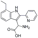 2-AMINO-2-(7-ETHYL-2-(PYRIDIN-2-YL)-1H-INDOL-3-YL)ACETIC ACID Struktur