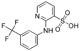 2-[[3-(TRIFLUOROMETHYL)PHENYL]AMINO]-3-PYRIDINESULFONIC ACID Struktur