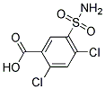 2,4-DICHLORO-5-SULFOMOYL-BENZOIC ACID Struktur