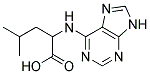 2-(9H-PURIN-6-YLAMINO)-4-METHYLPENTANOIC ACID Struktur