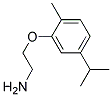 2-(5-ISOPROPYL-2-METHYLPHENOXY)-1-ETHANAMINE Struktur