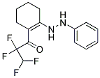 1-[(N-PHENYLAMINO)-AMINO]-2-(2,2,3,3-TERAFLUOROPROPANOYL)-CYCLOHEX-1-ENE Struktur