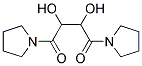 1,1'-(2,3-DIHYDROXY-1,4-DIOXO-1,4-BUTANEDIYL)BIS-PYRROLIDINE Struktur