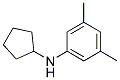 1-(3,5-DIMETHYL-PHENYLAMINO)-CYCLOPENTANE- Struktur