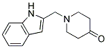 1-((1H-INDOL-2-YL)METHYL)PIPERIDIN-4-ONE Struktur