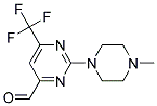 2-(4-Methylpiperazin-1-yl)-6-(trifluoromethyl)pyrimidine-4-carbaldehyde Struktur