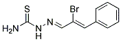 2-(2-BROMO-3-PHENYLPROP-2-ENYLIDENE)HYDRAZINE-1-CARBOTHIOAMIDE, TECH Struktur