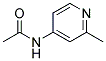 2-METHYL-4-ACETAMIDOPYRIDINE Struktur