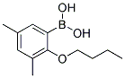 2-BUTOXY-3 5-DIMETHYLPHENYLBORONIC ACID Struktur