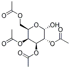 2,3,4,6-TETRA-O-ACETYL-A-D-GALACTOPYRANOSE (~40% A-ANOMER) Struktur