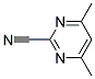 2-CYANO-4,6-DIMETHYLPYRIMIDIN Struktur