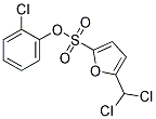 2-CHLOROPHENYL 5-(DICHLOROMETHYL)FURAN-2-SULPHONATE Struktur