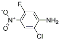 2-CHLORO-5-FLUORO-4-NITROANILIN Struktur