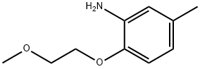 2-(2-METHOXYETHOXY)-5-METHYLANILINE Struktur