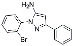 2-(2-BROMO-PHENYL)-5-PHENYL-2H-PYRAZOL-3-YLAMINE Struktur