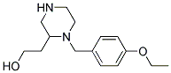 2-[1-(4-ETHOXY-BENZYL)-PIPERAZIN-2-YL]-ETHANOL Struktur