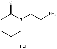 1-(2-AMINOETHYL)PIPERIDIN-2-ONE HYDROCHLORIDE Struktur