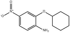 2-CYCLOHEXYLOXY-4-NITRO-PHENYLAMINE Struktur