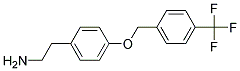 2-[4-(4-TRIFLUOROMETHYL-BENZYLOXY)-PHENYL]-ETHYLAMINE Struktur