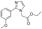 [2-(3-METHOXY-PHENYL)-IMIDAZOL-1-YL]-ACETIC ACID ETHYL ESTER Struktur