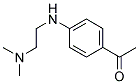 1-[4-(2-DIMETHYLAMINO-ETHYLAMINO)-PHENYL]-ETHANONE Struktur