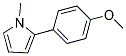 2-(4-METHOXY-PHENYL)-1-METHYL-1H-PYRROLE Struktur