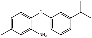 2-(3-ISOPROPYLPHENOXY)-5-METHYLANILINE Struktur