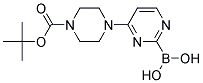 [2-(4-N-BOC-PIPERAZIN-1-YL)PYRIMIDIN-5-YL]BORONIC ACID Struktur