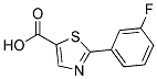 2-(3-FLUORO-PHENYL)-THIAZOLE-5-CARBOXYLIC ACID Struktur