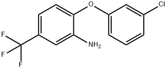 2-(3-CHLOROPHENOXY)-5-(TRIFLUOROMETHYL)ANILINE Struktur