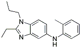 (2-ETHYL-1-PROPYL-1H-BENZOIMIDAZOL-5-YL)-O-TOLYL-AMINE Struktur