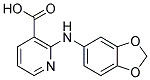 2-(1,3-BENZODIOXOL-5-YLAMINO)NICOTINIC ACID Struktur