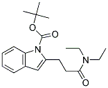 2-(2-DIETHYLCARBAMOYL-ETHYL)-INDOLE-1-CARBOXYLIC ACID TERT-BUTYL ESTER Struktur