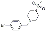 1-(4-BROMO-BENZYL)-4-METHANESULFONYL-PIPERAZINE Struktur