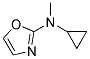 2-CYCLOPROPYLMETHYLAMINO-OXAZOLE Struktur