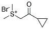 (2-CYCLOPROPYL-2-OXOETHYL)(DIMETHYL)SULFONIUM BROMIDE Struktur